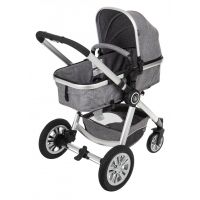 G-mini Kombinovaný kočár Grand Andezit stříbrný 3