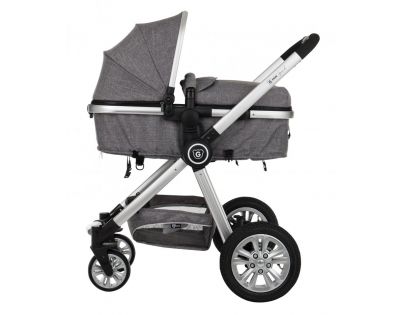 G-mini Kombinovaný kočár Grand Andezit stříbrný