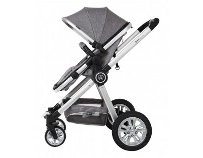 G-mini Kombinovaný kočár Grand Andezit stříbrný