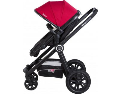 G-mini Kombinovaný kočár Grand Bordó-černá