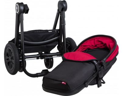 G-mini Kombinovaný kočár Grand Bordó-černá