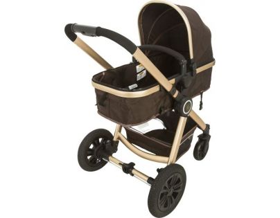 G-mini Kombinovaný kočár Grand Hnědá zlatá