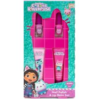 Gabbys Dollhouse set balzamov na pery a lakov na nechty