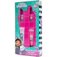 Gabbys Dollhouse set balzamov na pery a lakov na nechty 3