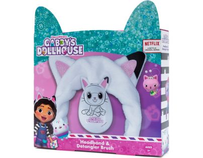Gabbys Dollhouse set hrebeň na vlasy + kozmetická čelenka