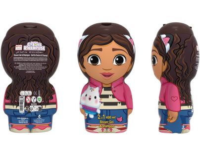 Gabbys Dollhouse sprchový gél a šampón 400 ml 2D