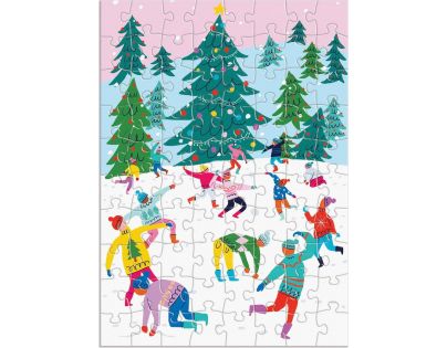 Galison Puzzle adventný kalendár 12 v 1
