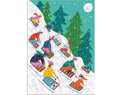 Galison Puzzle adventný kalendár 12 v 1