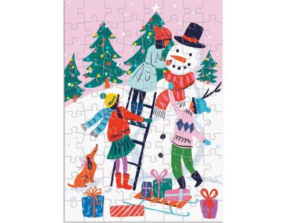 Galison Puzzle adventný kalendár 12 v 1