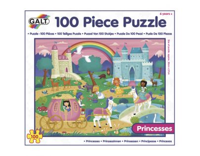 Galt Puzzle v krabici Princezné 100 dielikov