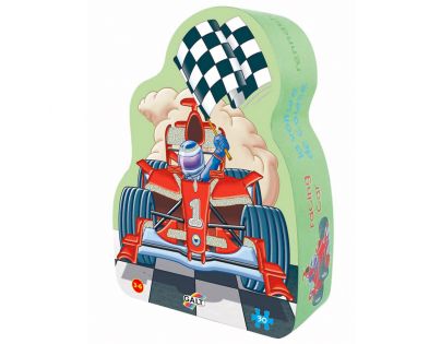 GALT Metalické puzzle - závodní formule