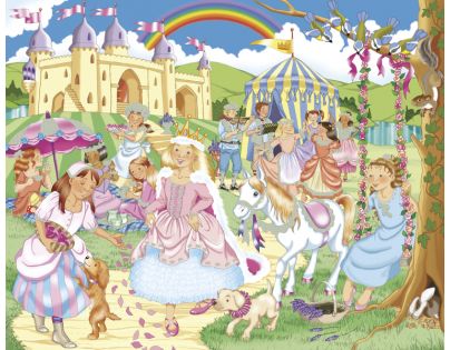 Galt Puzzle trblietavé Princezné 60 dielikov