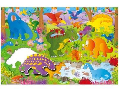 Galt Puzzle veľké podlahové Dinosaury 30 dielikov