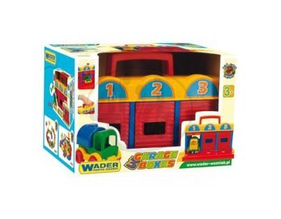 Garáž kid car 3 boxy Wader 50950