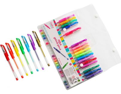 HM Studio Gélové perá 24 farieb