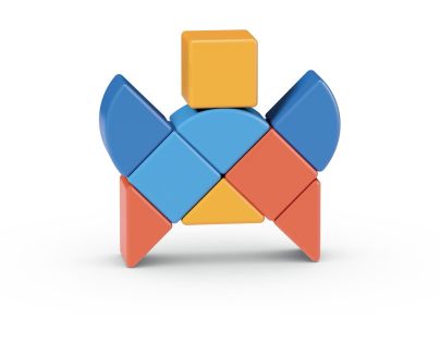 Geomag 208 Magicube Shapes 9 dielikov