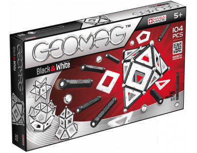 Geomag Black and White 104 dielikov