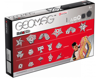 Geomag Black and White 104 dielikov