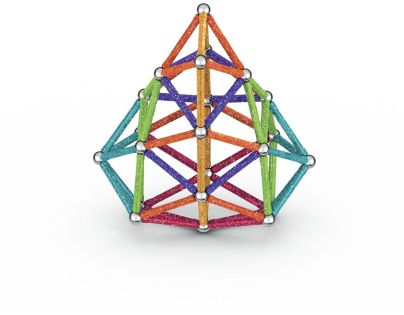Geomag Glitter 142 dielikov - Poškodený obal
