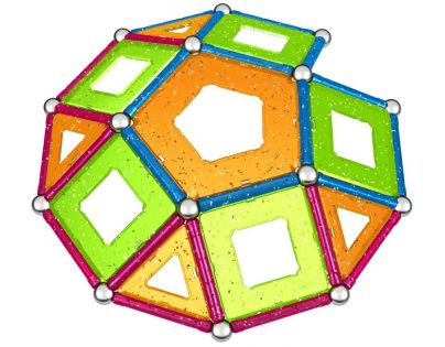 Geomag glitter 68 dielikov