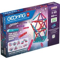 Geomag Glitter Recycled 60 dielikov