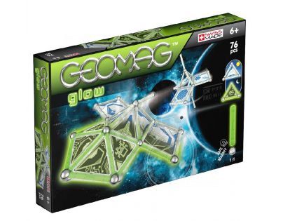 Geomag Kids panels glow 76 pcs - Dlouhé tyčky