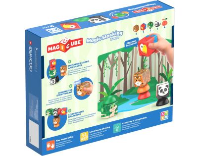 Geomag Magicube Džungľa 8 dielikov