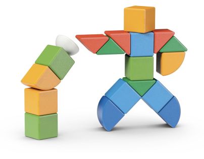 Geomag Magicube Shapes 25 dielikov - Poškodený obal