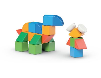 Geomag Magicube Shapes 32 dielikov - Poškodený obal