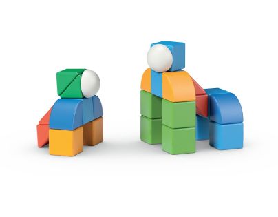 Geomag Magicube Shapes 32 dielikov - Poškodený obal