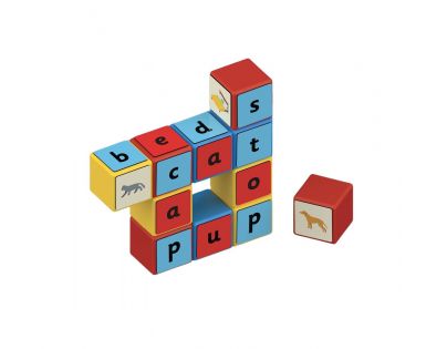 Geomag Magicube Word Building Recycled Clips 79 dielikov