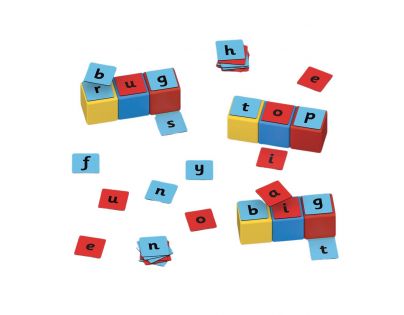 Geomag Magicube Word Building Recycled Clips 79 dielikov