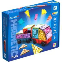 Geomag Magnetic Tiles Autá 24 dielikov