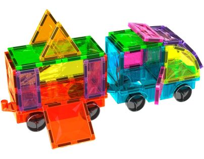 Geomag Magnetic Tiles Autá 24 dielikov