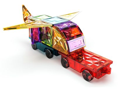 Geomag Magnetic Tiles Autá 24 dielikov