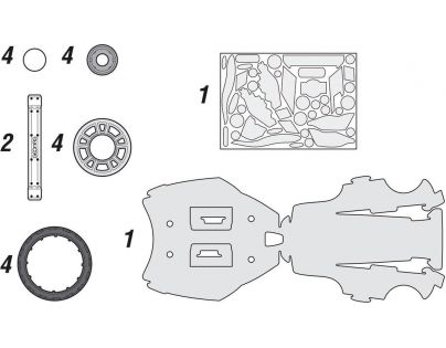 Geomag Wheels 705