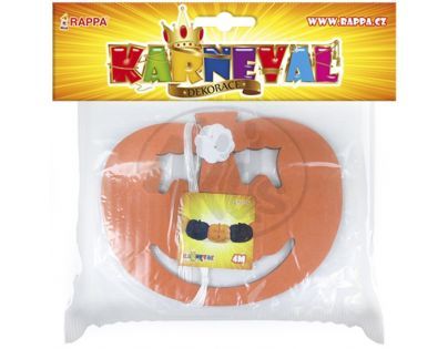 Rappa Gerlandina papírová Halloween dýně 4m