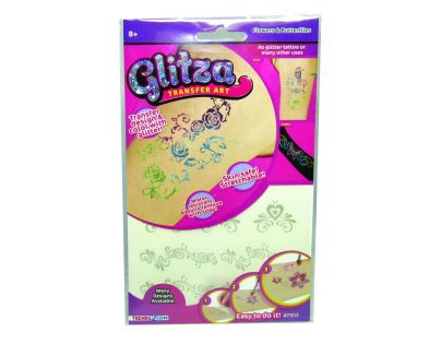 Glitza Květiny & Motýli velká sada na kartě