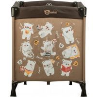 Gmini Cestovní postýlka Gizela Medvídci tmavě hnědá 2