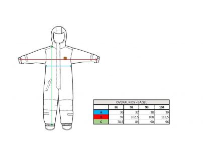 Gmini Kombinéza zimní kojenecká Bagel děvče růžová 92