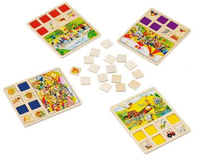 Goki pamäťová didaktická hra Farma a Cirkus