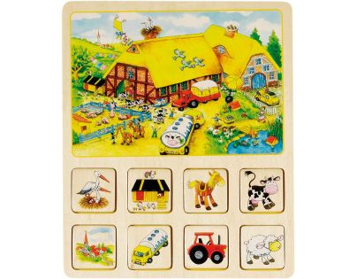 Goki pamäťová didaktická hra Farma a Cirkus