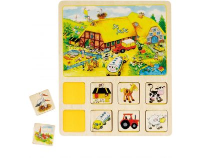 Goki pamäťová didaktická hra Farma a Cirkus