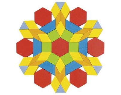 Goki Skladací puzzle geometrické tvary