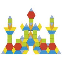 Goki Skladací puzzle geometrické tvary 3