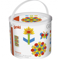 Goki Skladací puzzle geometrické tvary 4