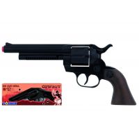 Alltoys Gonher Kovbojský revolver kovový čierny 12 rán Alltoys Gonher Kovbojský revolver kovový čierny 12 rán