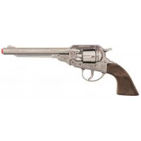 Gonher Revolver kovbojský strieborný kovový 8 rán