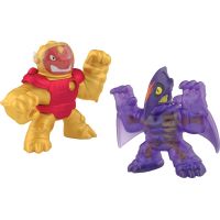 Goo Jit Zu figúrka Galaktický útok Séria 5 Sun Fyre Blazagon vs. Dark Matter Terrack 12 cm - Poškodený obal