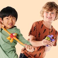 Goo Jit Zu figúrka Galaktický útok Séria 5 Sun Fyre Blazagon vs. Dark Matter Terrack 12 cm - Poškodený obal 6